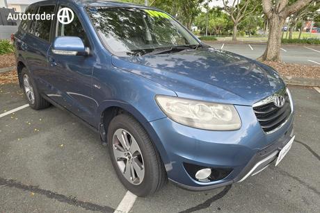 Blue 2012 Hyundai Santa FE Wagon Trail Crdi (4X4)