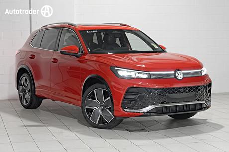 Red 2025 Volkswagen Tiguan Wagon 195Tsi R-Line