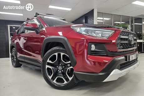 Red 2021 Toyota RAV4 Wagon Edge (Awd)