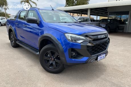 Blue 2024 Isuzu D-MAX Crew Cab Utility X-Terrain (4X4)