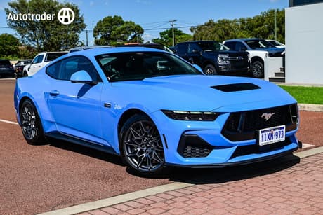 Blue 2025 Ford Mustang Fastback Dark Horse