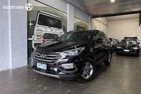 Black 2018 Hyundai Santa FE Wagon Active Crdi (4X4)