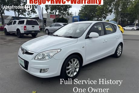 White 2007 Hyundai I30 Hatchback Slx 1.6 Crdi