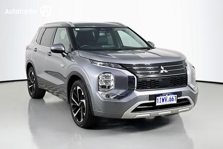 Grey 2023 Mitsubishi Outlander Wagon Phev Exceed 5+2 Seat (Awd)