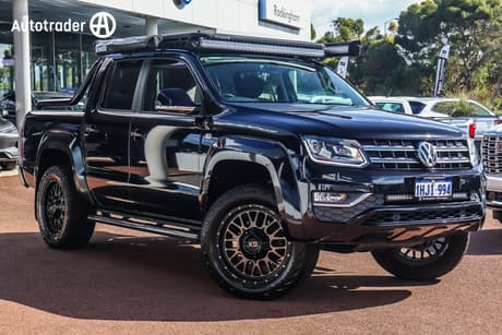 Black 2018 Volkswagen Amarok Dual Cab Utility V6 Tdi 550 Highline