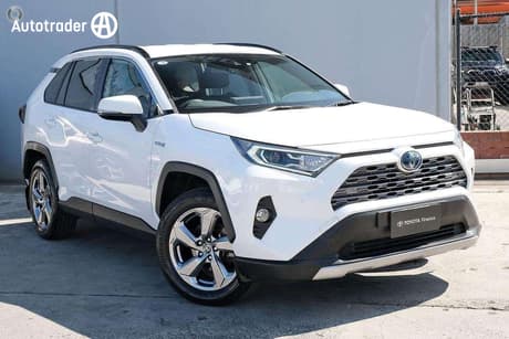 White 2021 Toyota RAV4 Wagon Gxl (2Wd) Hybrid