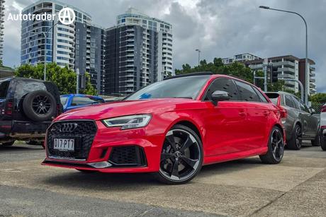 Red 2020 Audi RS3 Sportback 2.5 Tfsi Quattro Carbon Editn