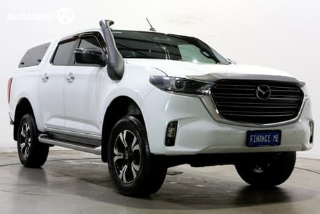 White 2020 Mazda BT-50 Dual Cab Utility Gt (4X4) (5Yr)