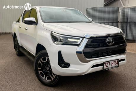 White 2023 Toyota Hilux Double Cab Pick Up Sr5 Hi-Rider (4X2)