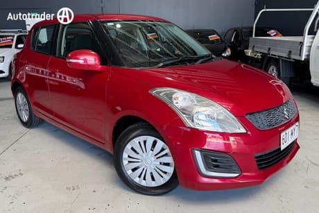 Red 2015 Suzuki Swift Hatchback Gl
