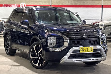 Blue 2022 Mitsubishi Outlander Wagon Exceed 7 Seat (Awd)