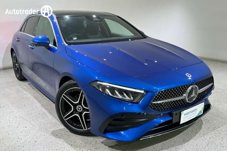Blue 2025 Mercedes-Benz A200 Hatchback