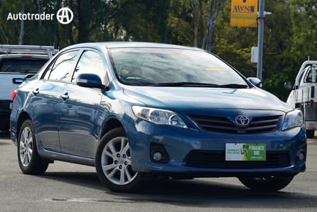 Blue 2013 Toyota Corolla Sedan Ascent Sport