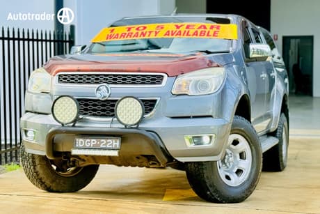 Grey 2014 Holden Colorado Crew Cab Pickup Ltz (4X4)