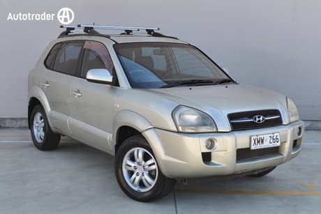 Silver 2006 Hyundai Tucson Wagon Elite