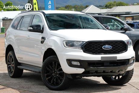 White 2019 Ford Everest Wagon Sport (4Wd 7 Seat)
