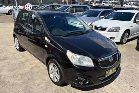 Black 2012 Holden Barina Hatchback Classic