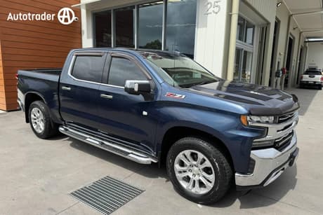Blue 2020 Chevrolet Silverado Crew Cab Utility 1500 Ltz Premium Tech Pack