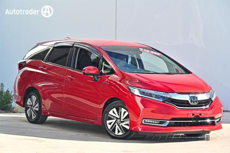 Red 2020 Honda FIT SHUTTLE HYBRID SUV F