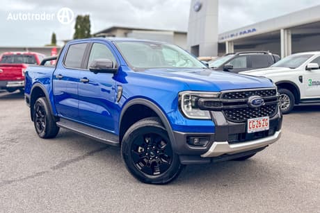Blue 2025 Ford Ranger Double Cab Pick Up Phev Sport (4X4)