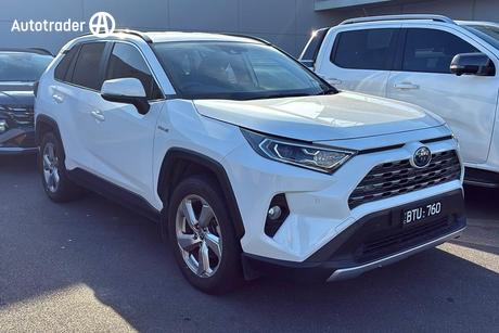 White 2021 Toyota RAV4 Wagon Gxl (2Wd) Hybrid