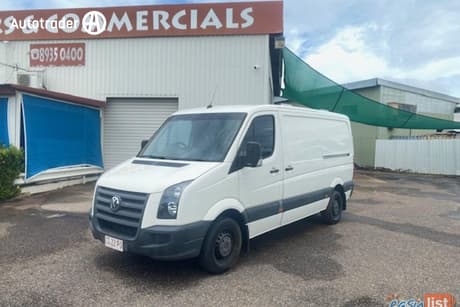 White 2009 Volkswagen Crafter Van 35 Mwb