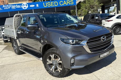Grey 2021 Mazda BT-50 Dual Cab Chassis Xtr (4X4)