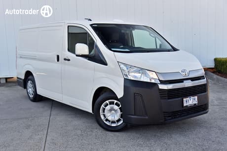 White 2021 Toyota HiAce Van Lwb (4 Door Option)