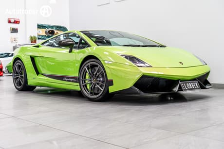 Green 2010 Lamborghini Gallardo Coupe Superleggera