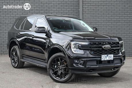 Black 2023 Ford Everest Wagon Sport (Rwd)