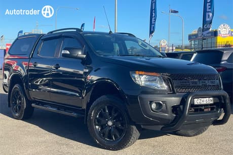 Black 2015 Ford Ranger Crew Cab Utility Wildtrak 3.2 (4X4)