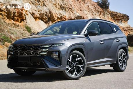 Grey 2026 Hyundai Tucson Wagon Elite Hybrid N Line (Awd)