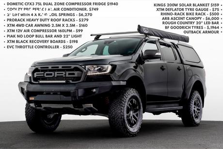 Black 2021 Ford Ranger Double Cab Pick Up Raptor 2.0 (4X4)