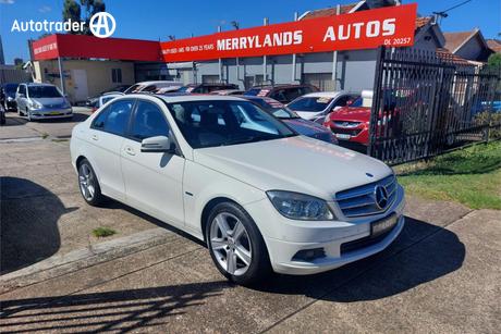 White 2010 Mercedes-Benz C200 Sedan Cgi