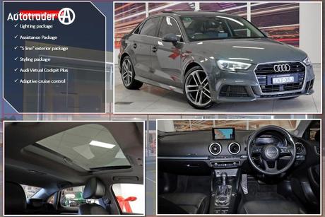 Grey 2020 Audi A3 Sedan 35 Tfsi S Line Plus