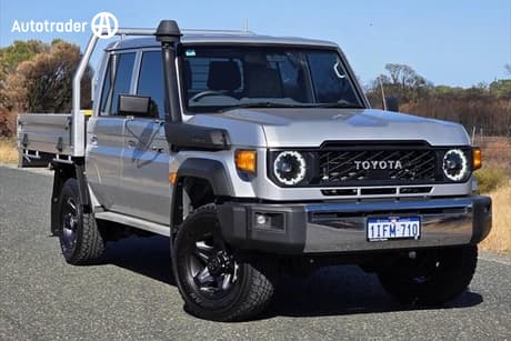 Silver 2024 Toyota Landcruiser Double Cab Chassis Lc79 Gxl