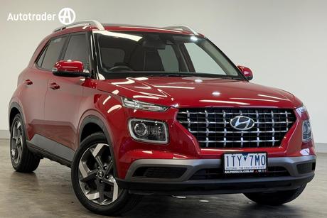 Red 2021 Hyundai Venue Wagon Elite ((Sunroof)
