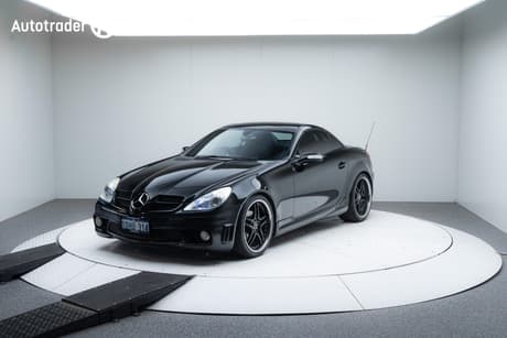 Black 2006 Mercedes-Benz SLK200 Convertible Kompressor