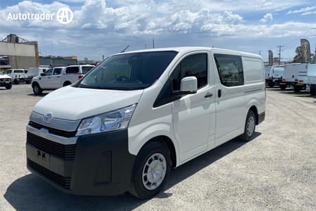 White 2019 Toyota HiAce Van Lwb