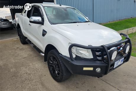 White 2011 Ford Ranger Super Cab Utility Xlt 3.2 Hi-Rider (4X2)