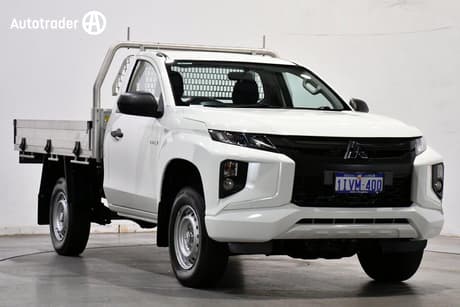 White 2022 Mitsubishi Triton Cab Chassis Glx (4X2)