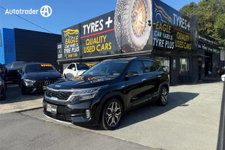Black 2022 Kia Seltos Wagon Gt Line (Awd)