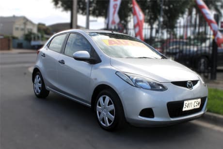 Silver 2008 Mazda 2 Hatchback Neo