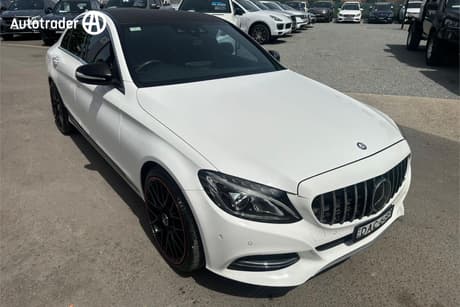 White 2015 Mercedes-Benz C250 Sedan Bluetec