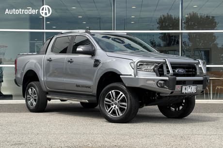 Silver 2021 Ford Ranger Double Cab Pick Up Wildtrak 2.0 (4X4)