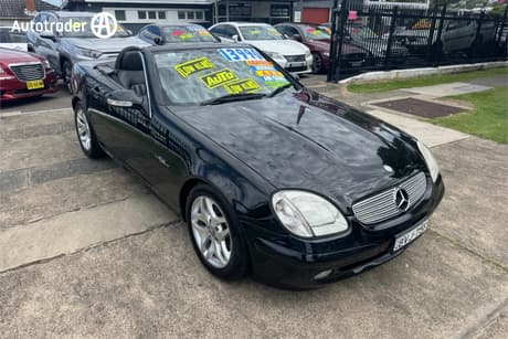 Black 2004 Mercedes-Benz SLK200 Convertible Kompressor