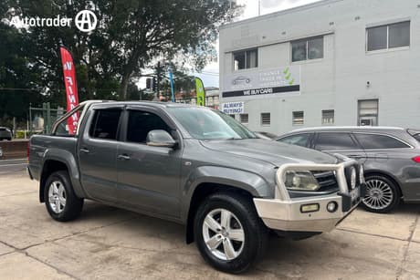 Grey 2013 Volkswagen Amarok Dual Cab Utility Tdi420 Highline (4X4)