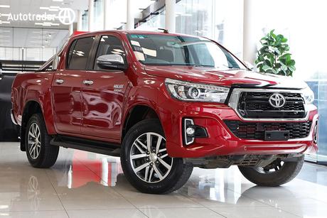Red 2018 Toyota Hilux Double Cab Pick Up Sr5 (4X4)