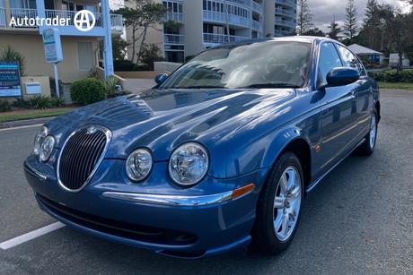 Blue 2003 Jaguar S-Type Sedan V6 Se