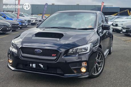 Black 2016 Subaru WRX Sedan Sti Premium